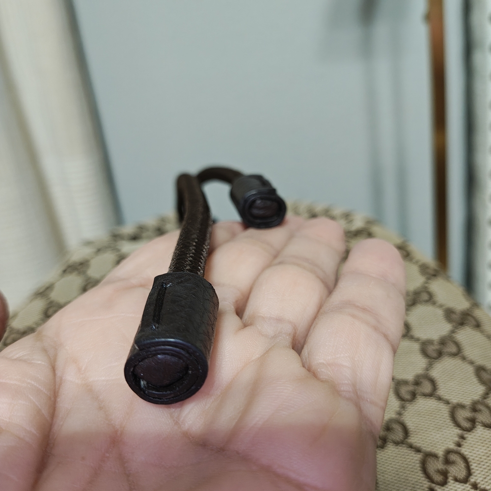 Gucci Brown Monogram Drawstring Backpack - Picture 9 of 15